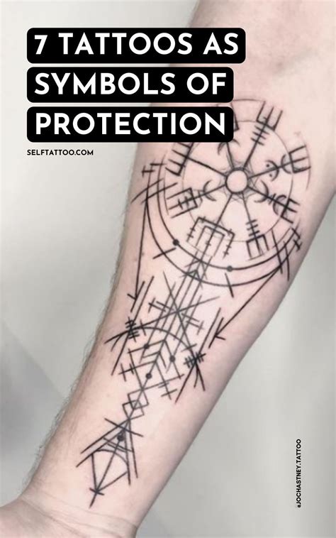 Protection spell tattoo